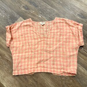 Lou and Grey linen cropped shirt